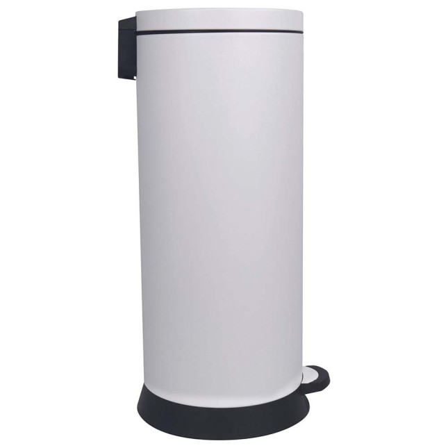 Poubelle cuisine à pédale 30L Blanc Coton
