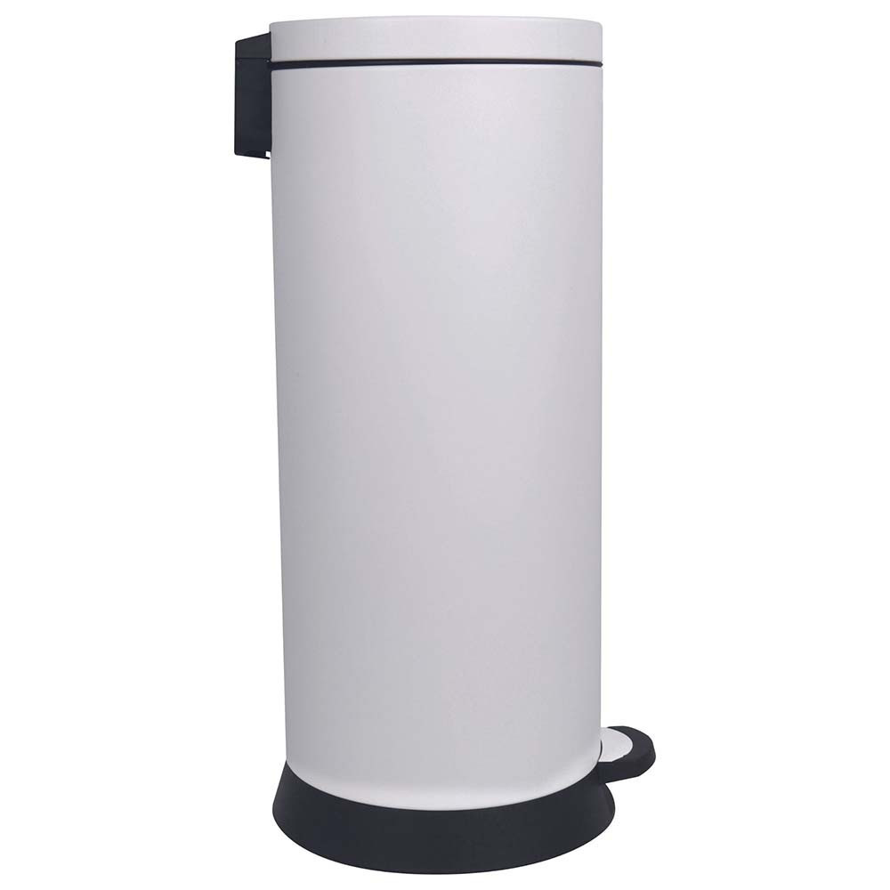 Poubelle cuisine à pédale 30L Blanc Coton