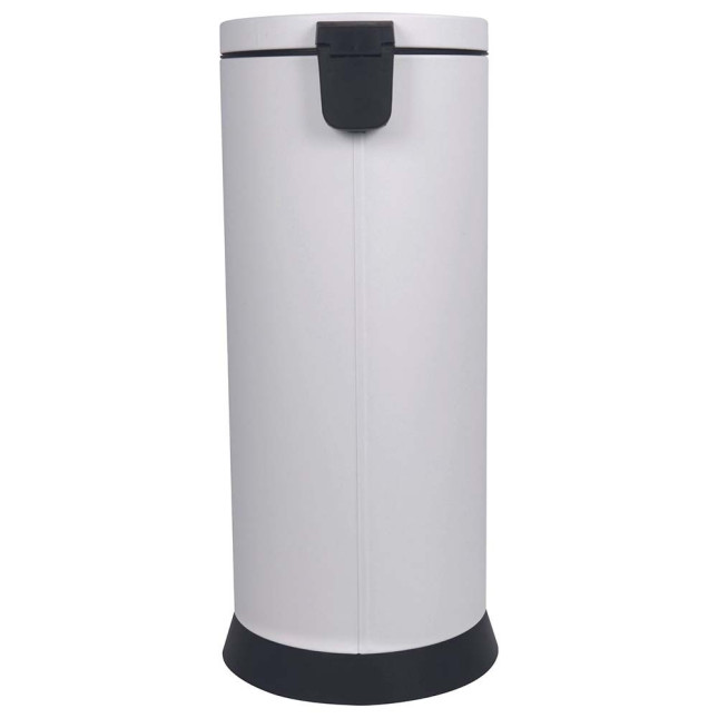 Poubelle cuisine à pédale 30L Blanc Coton