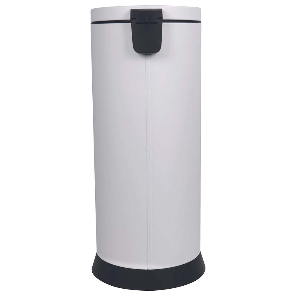 Poubelle cuisine à pédale 30L Blanc Coton