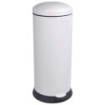 Poubelle cuisine à pédale 30L Blanc Coton