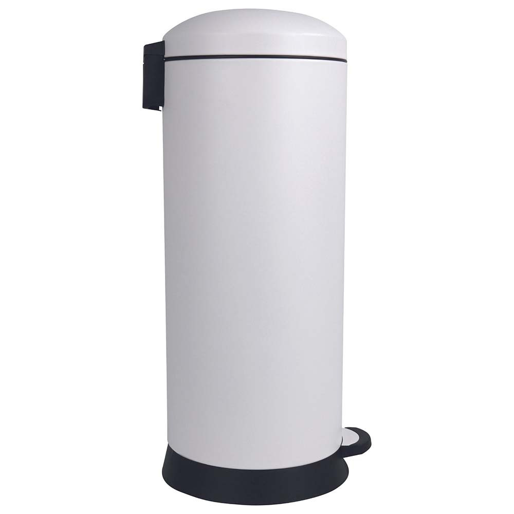 Poubelle cuisine à pédale 30L Blanc Coton