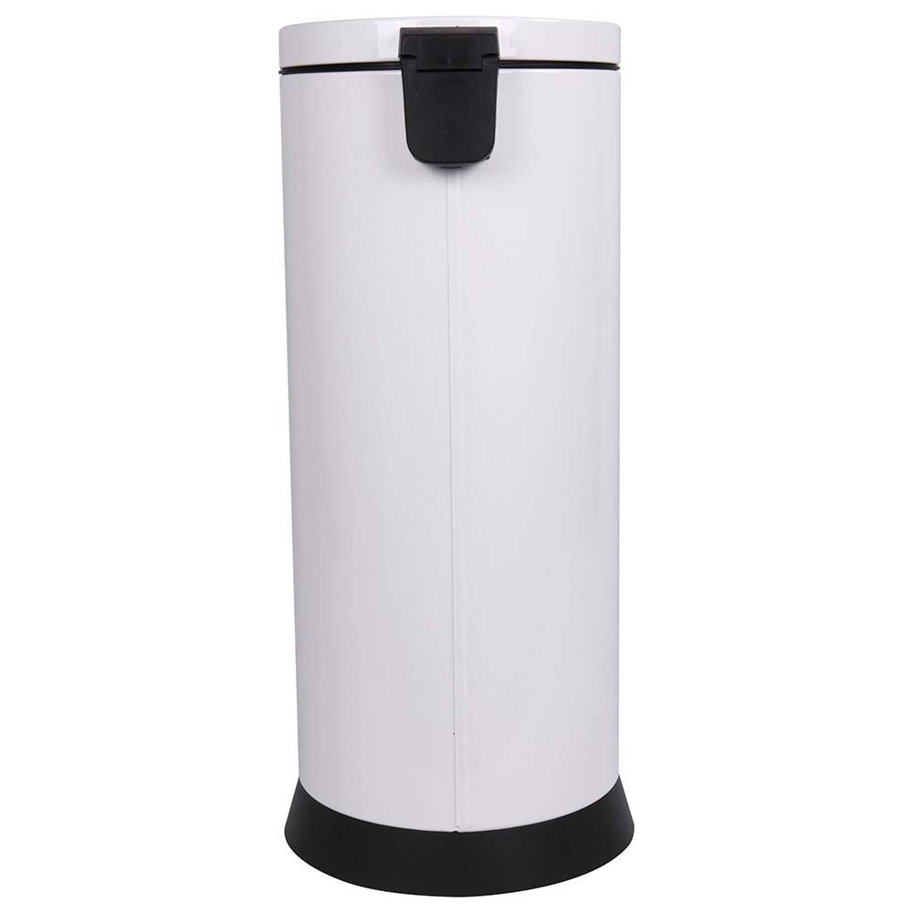 Poubelle cuisine à pédale 30L Blanc Éclat Poubelle cuisine à pédale 30L Blanc Éclat