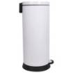 Poubelle cuisine à pédale 30L Blanc Éclat Poubelle cuisine à pédale 30L Blanc Éclat