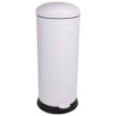 Poubelle cuisine à pédale 30L Blanc Éclat Poubelle cuisine à pédale 30L Blanc Éclat