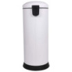 Poubelle cuisine à pédale 30L Blanc Éclat Poubelle cuisine à pédale 30L Blanc Éclat