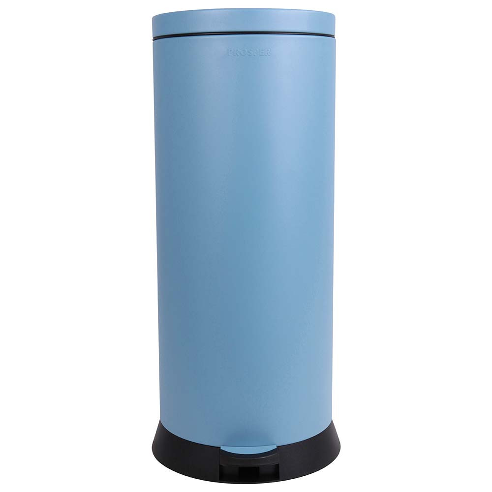 Poubelle cuisine à pédale 30L Bleu Céleste Poubelle cuisine à pédale 30L Bleu Céleste