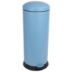Poubelle cuisine à pédale 30L Bleu Céleste