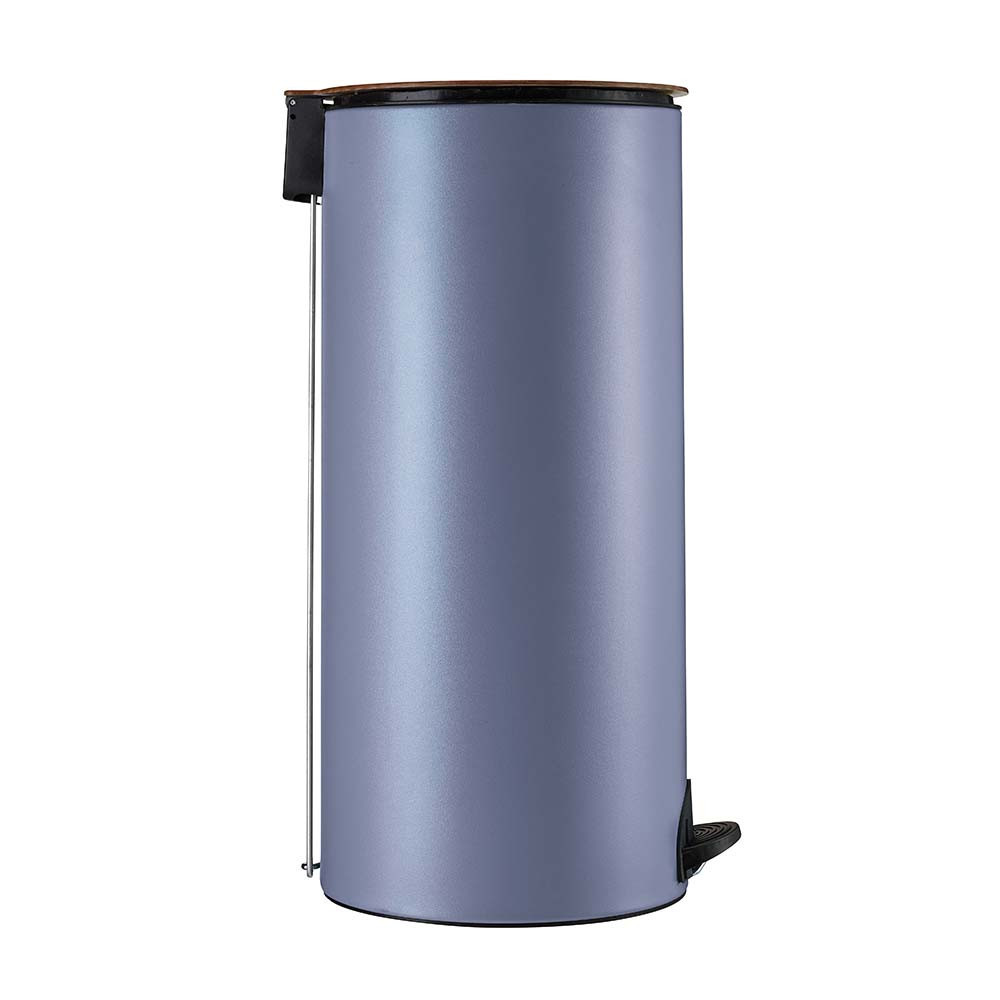 Poubelle cuisine à pédale 30L Bleu Lavande Poubelle cuisine à pédale 30L Bleu Lavande