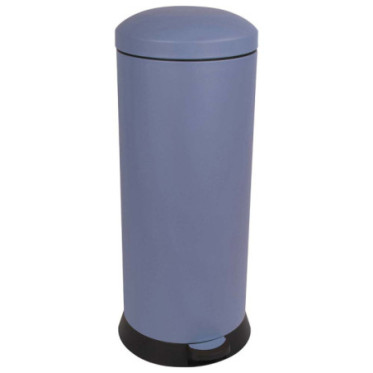Poubelle cuisine à pédale 30L Bleu Lavande