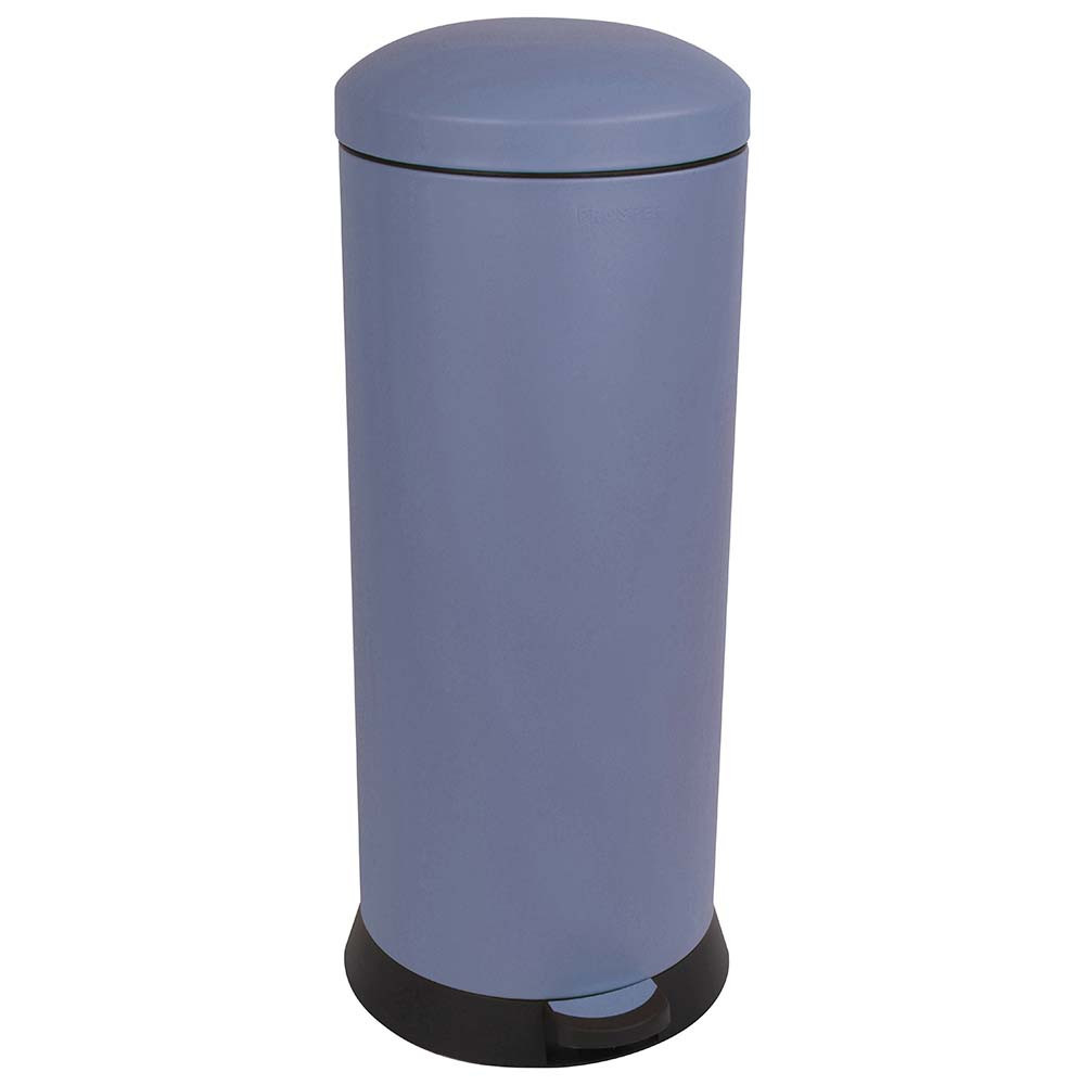 Poubelle cuisine à pédale 30L Bleu Lavande