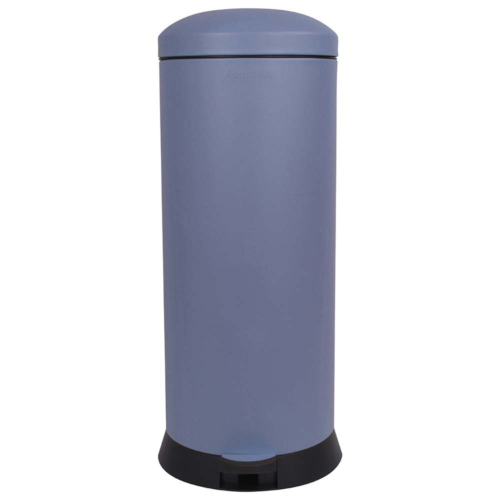 Poubelle cuisine à pédale 30L Bleu Lavande