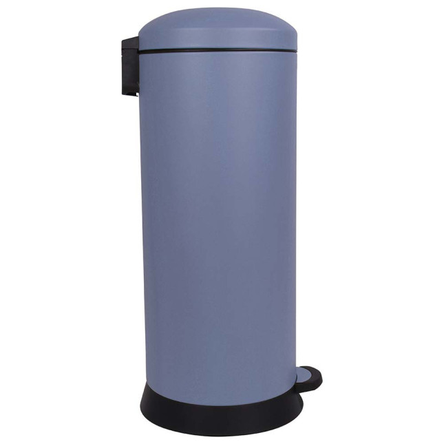 Poubelle cuisine à pédale 30L Bleu Lavande