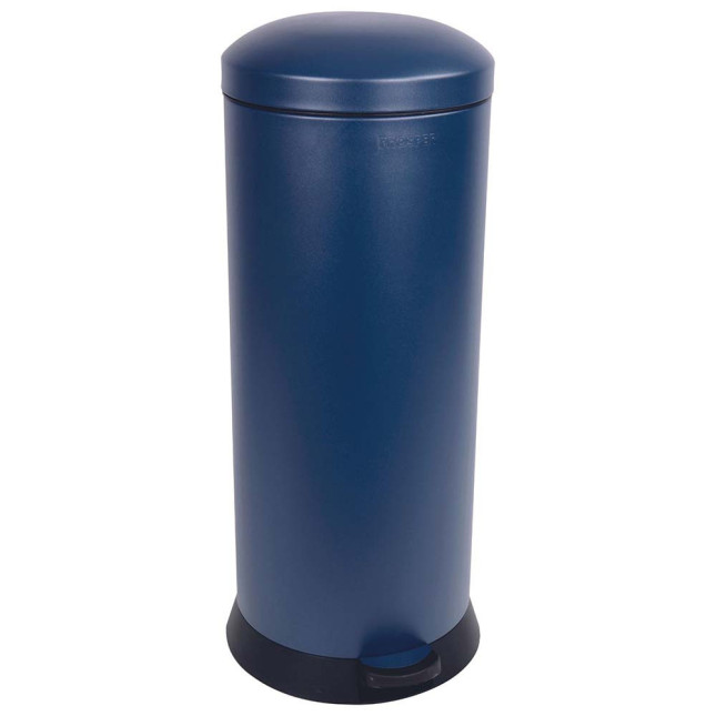 Poubelle cuisine à pédale 30L Bleu Minéral