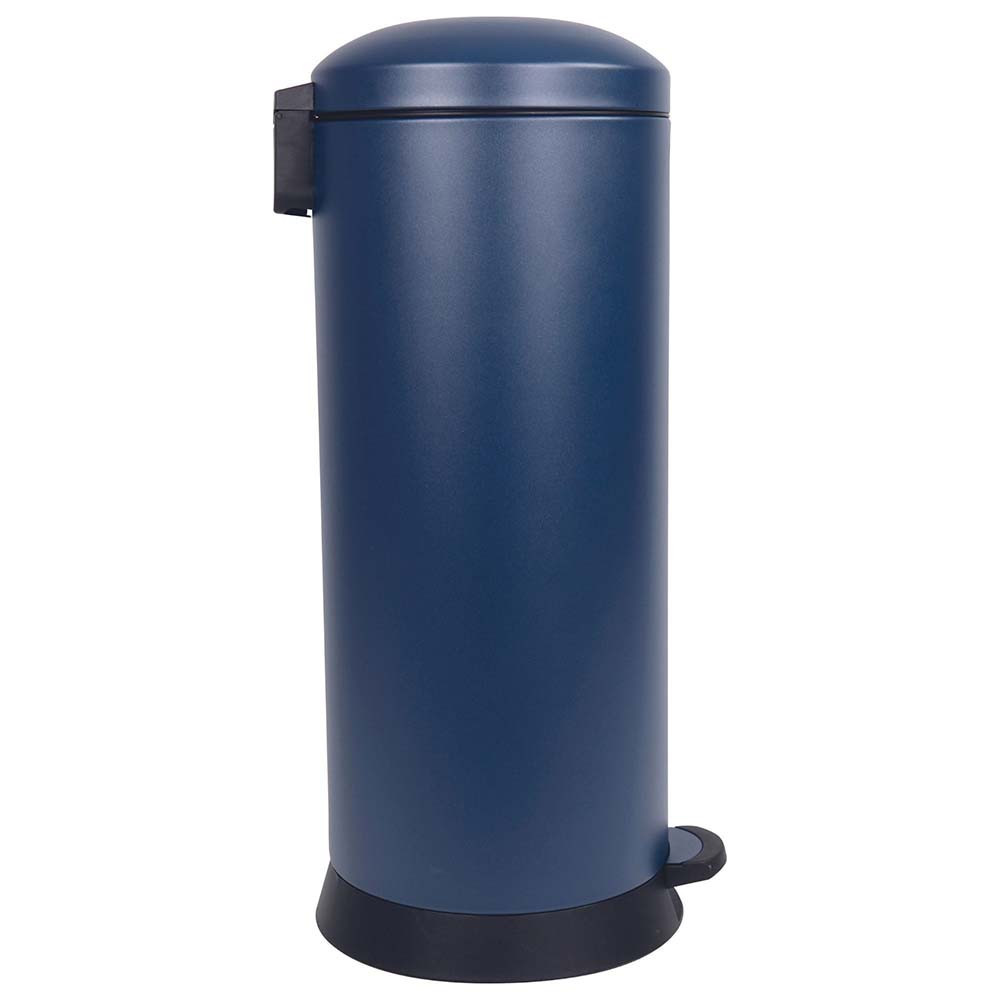 Poubelle cuisine à pédale 30L Bleu Minéral