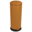 Poubelle cuisine à pédale 30L Caramel