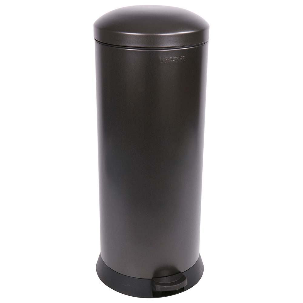 Poubelle cuisine à pédale 30L et 10 sacs poubelle 50L Noir Basalte Poubelle cuisine à pédale 30L et 10 sacs poubelle 50L Noir Basalte