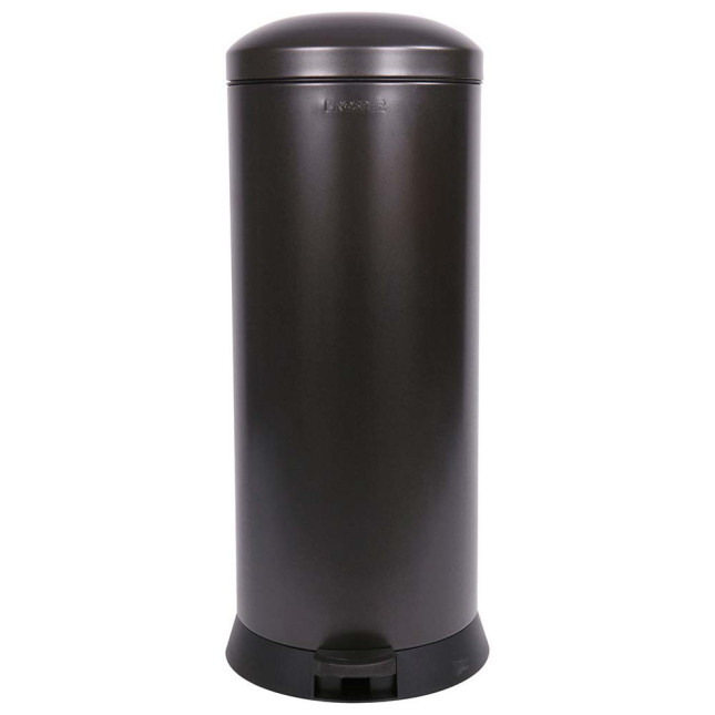Poubelle cuisine à pédale 30L et 10 sacs poubelle 50L Noir Basalte Poubelle cuisine à pédale 30L et 10 sacs poubelle 50L Noir Basalte