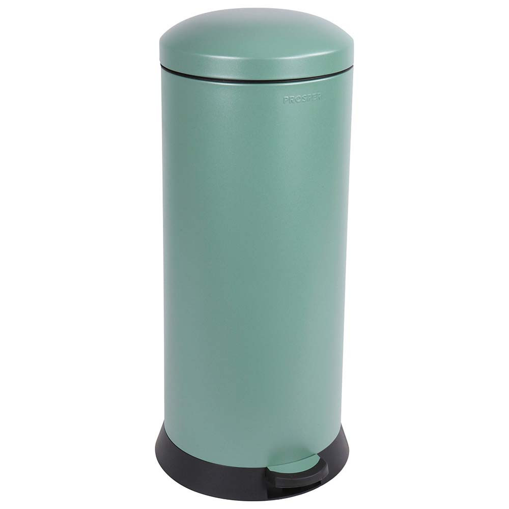 Poubelle cuisine à pédale 30L et 10 sacs poubelle 50L Vert Natura Poubelle cuisine à pédale 30L et 10 sacs poubelle 50L Vert Natura
