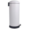 Poubelle cuisine à pédale 30L et 10 sacs poubelle 50L Blanc Coton Poubelle cuisine à pédale 30L et 10 sacs poubelle 50L Blanc Coton