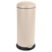 Poubelle cuisine à pédale 30L et 10 sacs poubelle 50L Beige Astral Poubelle cuisine à pédale 30L et 10 sacs poubelle 50L Beige Astral