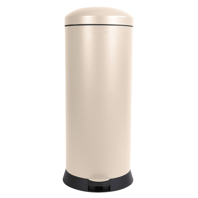 Poubelle cuisine à pédale 30L et 10 sacs poubelle 50L Beige Astral Poubelle cuisine à pédale 30L et 10 sacs poubelle 50L Beige Astral