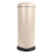 Poubelle cuisine à pédale 30L et 10 sacs poubelle 50L Beige Astral Poubelle cuisine à pédale 30L et 10 sacs poubelle 50L Beige Astral