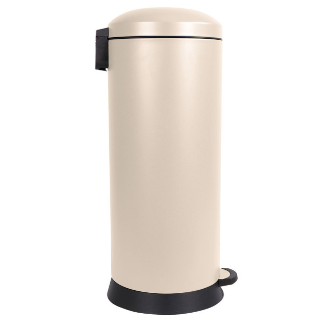 Poubelle cuisine à pédale 30L et 10 sacs poubelle 50L Beige Astral Poubelle cuisine à pédale 30L et 10 sacs poubelle 50L Beige Astral