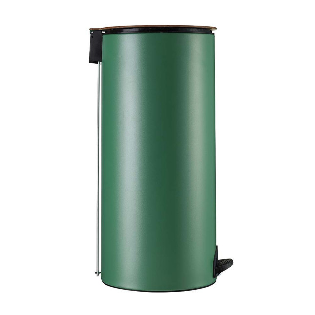 Poubelle cuisine à pédale 30L et 10 sacs poubelle 50L Vert Natura Poubelle cuisine à pédale 30L et 10 sacs poubelle 50L Vert Natura