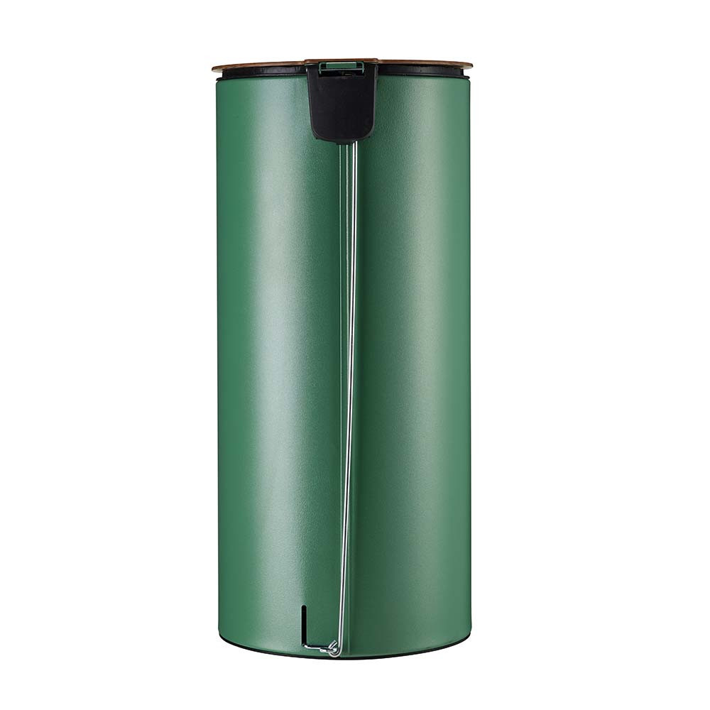 Poubelle cuisine à pédale 30L et 10 sacs poubelle 50L Vert Natura Poubelle cuisine à pédale 30L et 10 sacs poubelle 50L Vert Natura