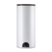 Poubelle cuisine à pédale 30L et 10 sacs poubelle 50L Blanc Coton Poubelle cuisine à pédale 30L et 10 sacs poubelle 50L Blanc Coton