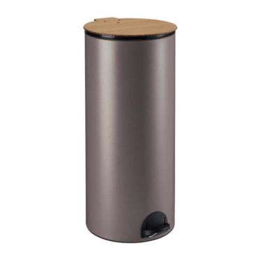 Poubelle cuisine à pédale 30L Gris Ardoise