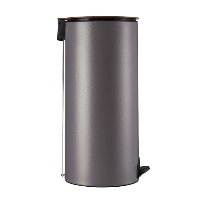 Poubelle cuisine à pédale 30L Gris Ardoise Poubelle cuisine à pédale 30L Gris Ardoise