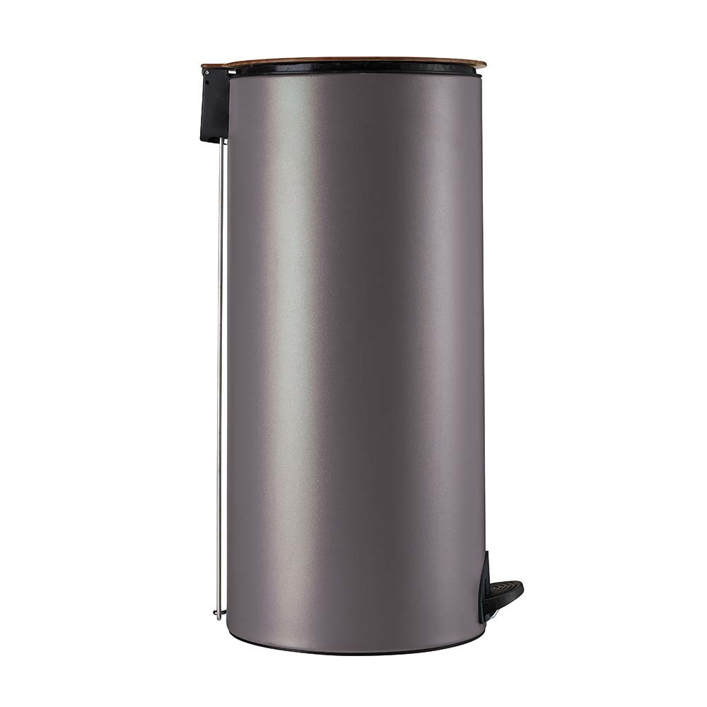 Poubelle cuisine à pédale 30L Gris Ardoise Poubelle cuisine à pédale 30L Gris Ardoise