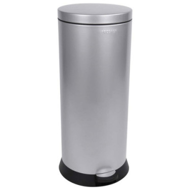 Poubelle cuisine à pédale 30L Gris Galet