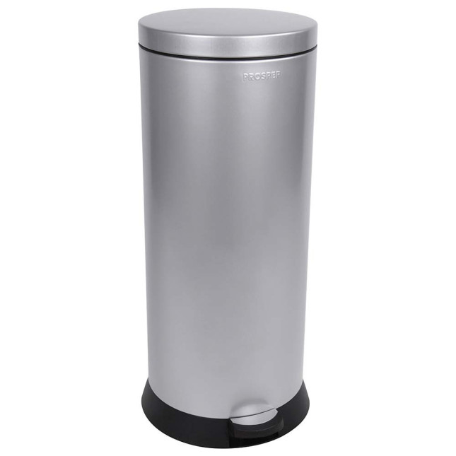Poubelle cuisine à pédale 30L Gris Galet Poubelle cuisine à pédale 30L Gris Galet