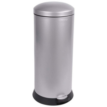 Poubelle cuisine à pédale 30L Gris Galet