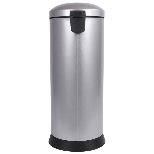 Poubelle cuisine à pédale 30L Gris Galet
