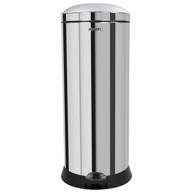 Poubelle cuisine à pédale 30L Inox
