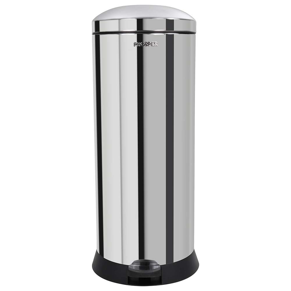 Poubelle cuisine à pédale 30L Inox