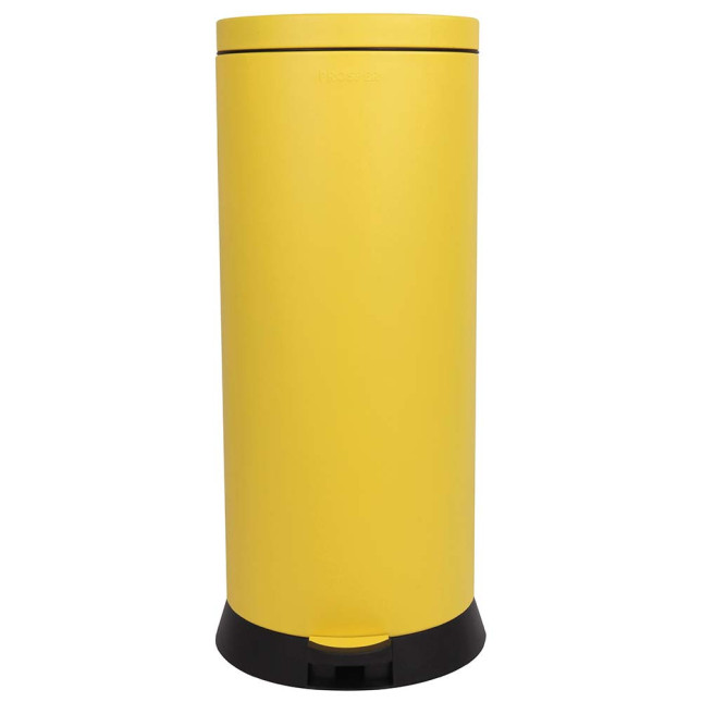 Poubelle cuisine à pédale 30L Jaune Mimosa Poubelle cuisine à pédale 30L Jaune Mimosa