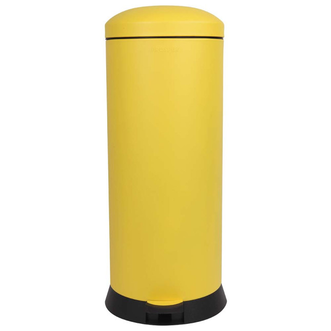 Poubelle cuisine à pédale 30L Jaune Mimosa Poubelle cuisine à pédale 30L Jaune Mimosa