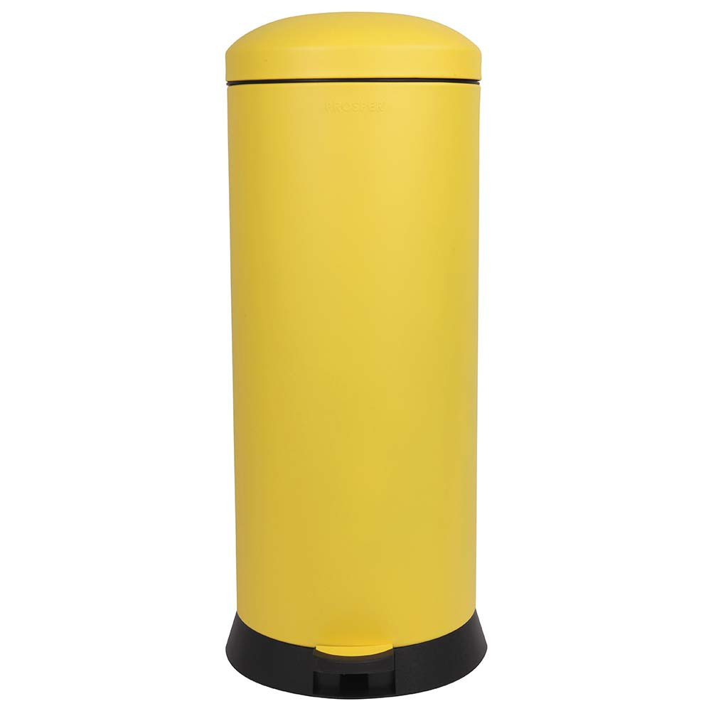 Poubelle cuisine à pédale 30L Jaune Mimosa Poubelle cuisine à pédale 30L Jaune Mimosa