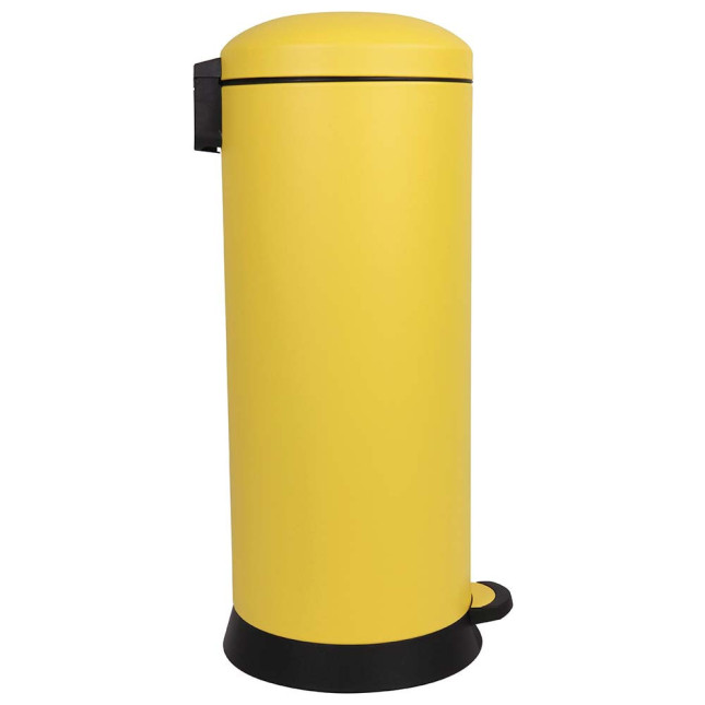 Poubelle cuisine à pédale 30L Jaune Mimosa Poubelle cuisine à pédale 30L Jaune Mimosa