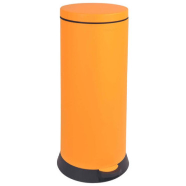 Poubelle cuisine à pédale 30L Jaune Pamplemousse