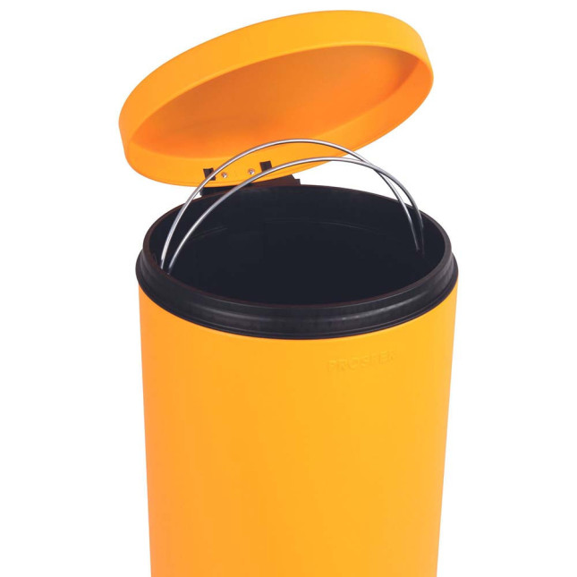 Poubelle cuisine à pédale 30L Jaune Pamplemousse Poubelle cuisine à pédale 30L Jaune Pamplemousse