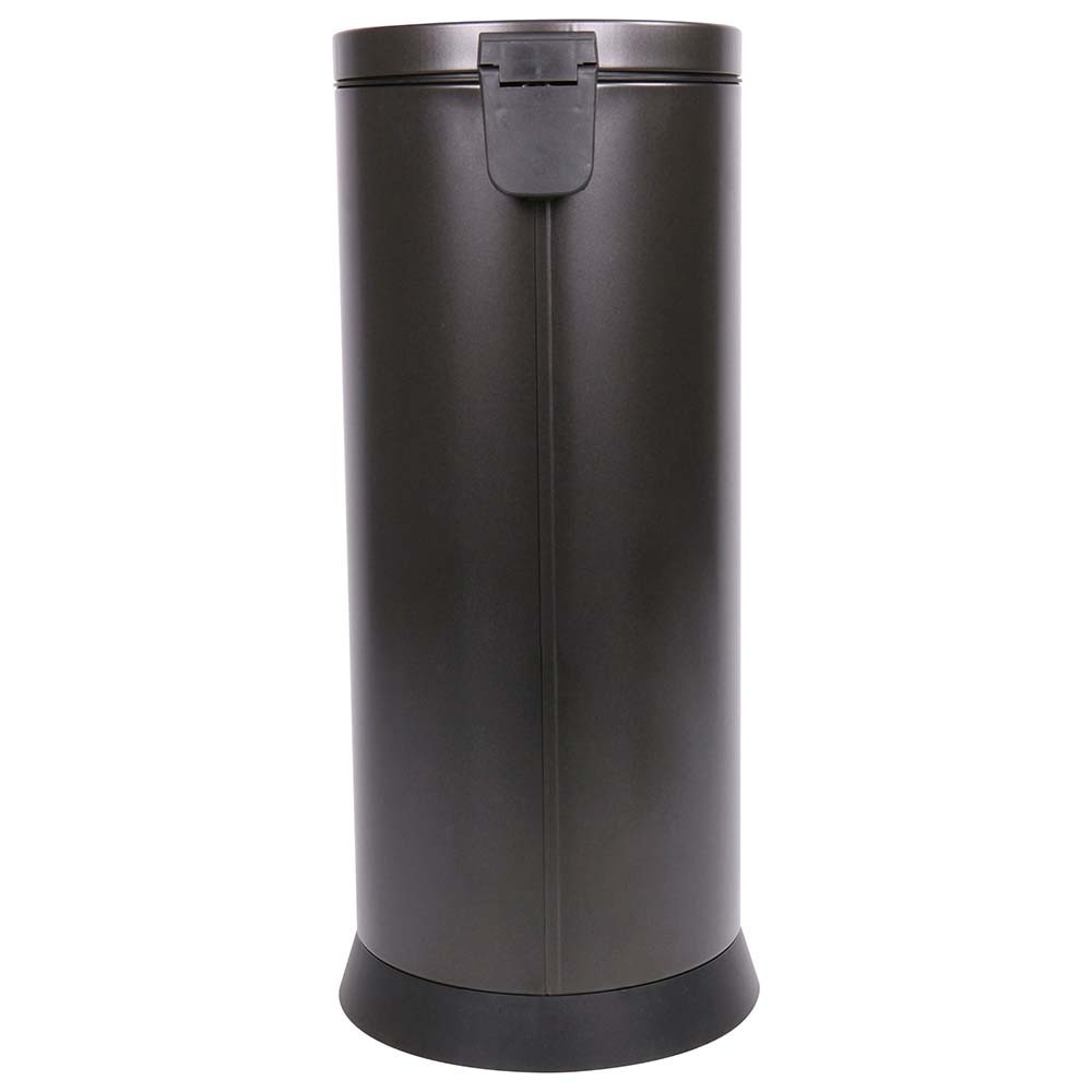 Poubelle cuisine à pédale 30L Noir Basalte