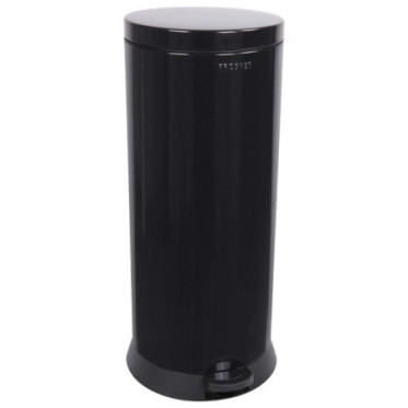 Poubelle cuisine à pédale 30L Noir Graphite