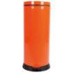 Poubelle cuisine à pédale 30L Orange Clémentine