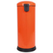 Poubelle cuisine à pédale 30L Orange Clémentine